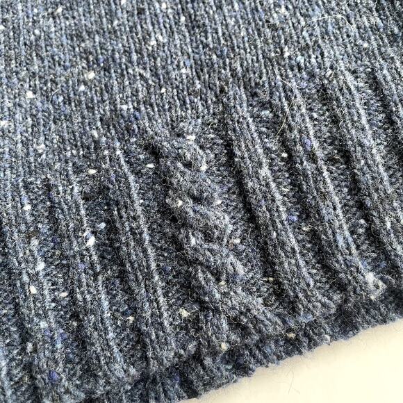 NWT Alex Mill Donegal Navy Wool Blend Cardigan Vest Medium - Picture 7 of 12